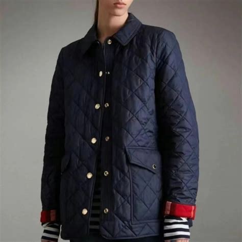 westbridge quilted burberry jacket|Quilted Nylon Jacket in Navy .